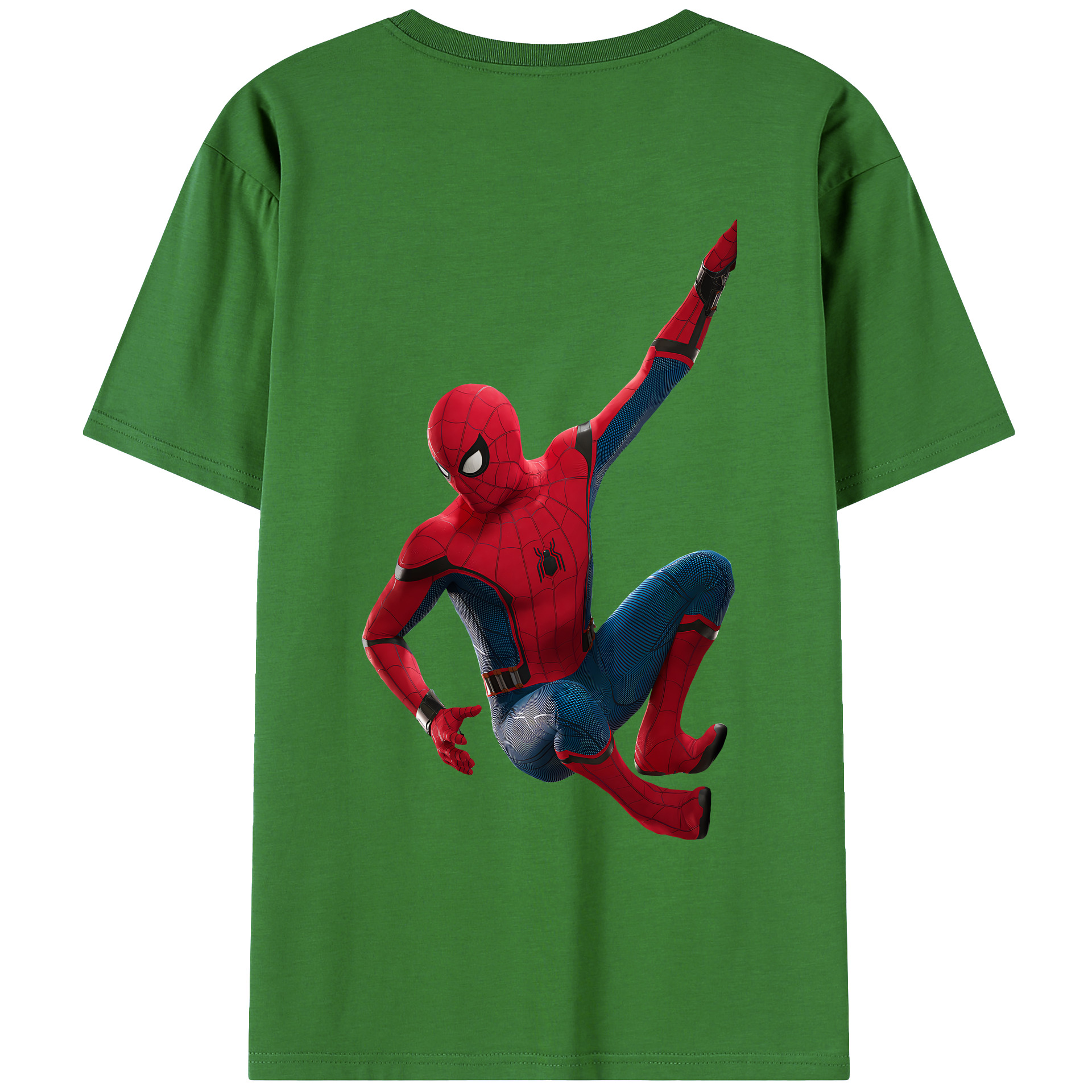 （画像用） Spider Man スパイダーマン レディース半袖Tシャツ(バックプリント)